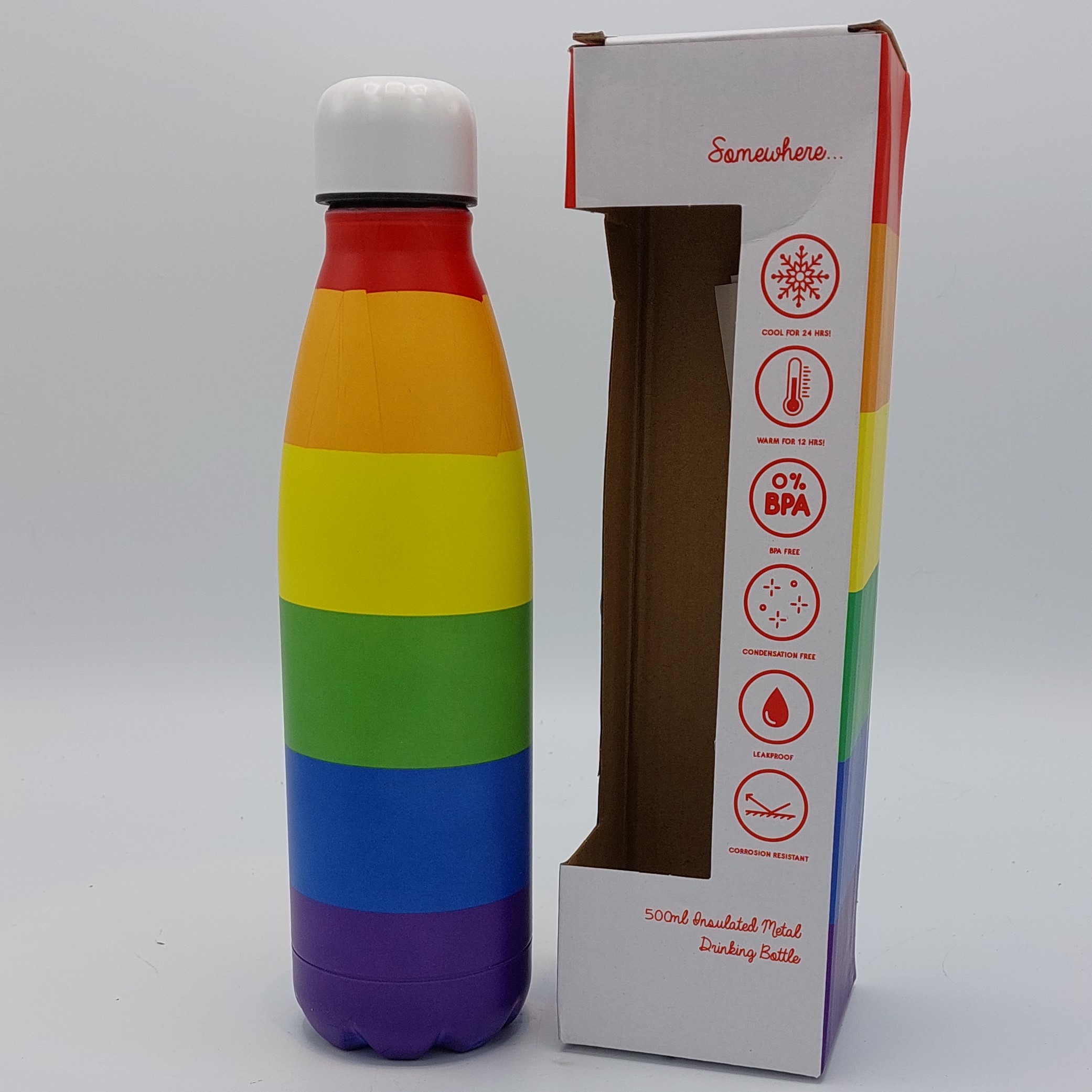 Thermosfles 'Somewhere Rainbow' 500ml