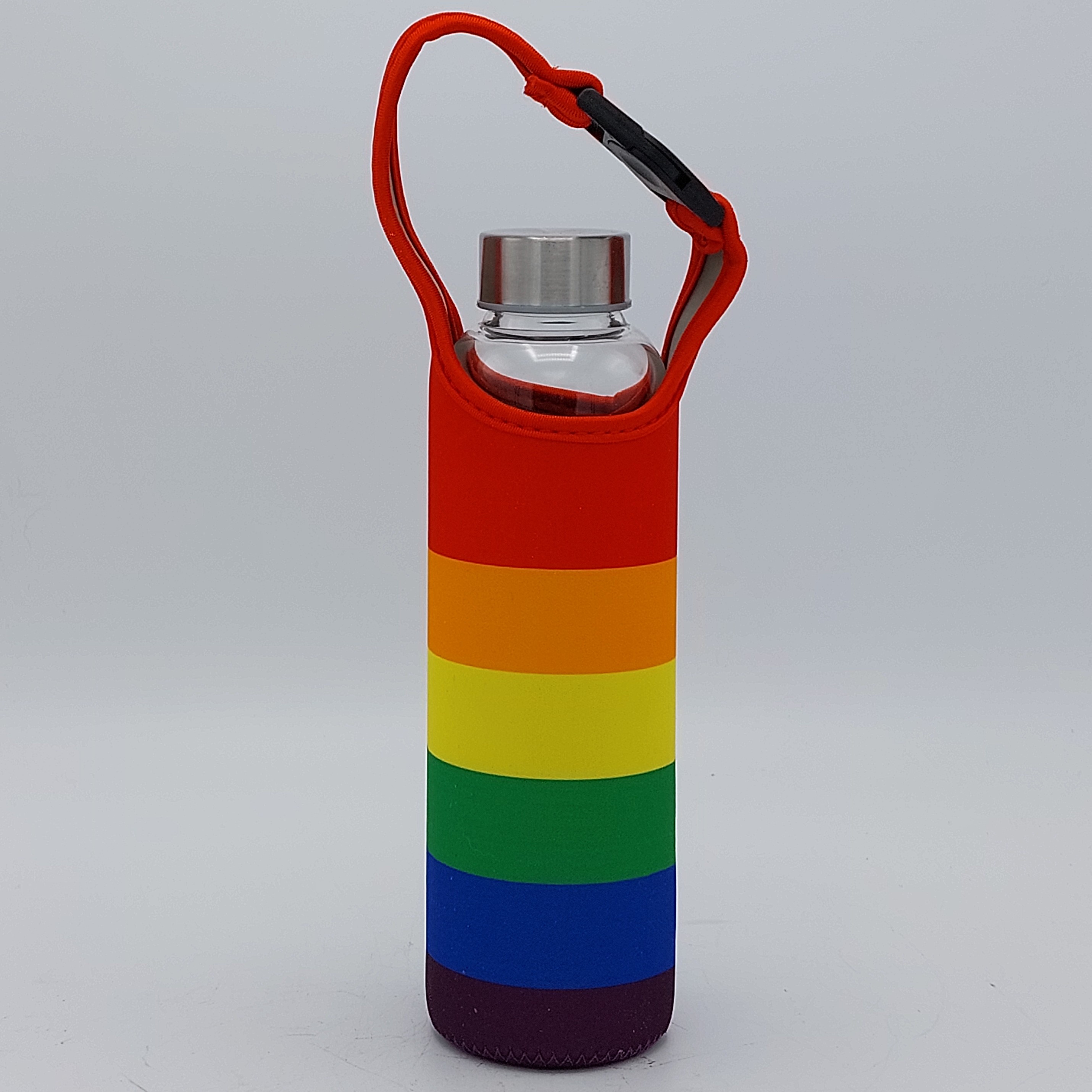 Waterfles met houder, 'Somewhere Rainbow'