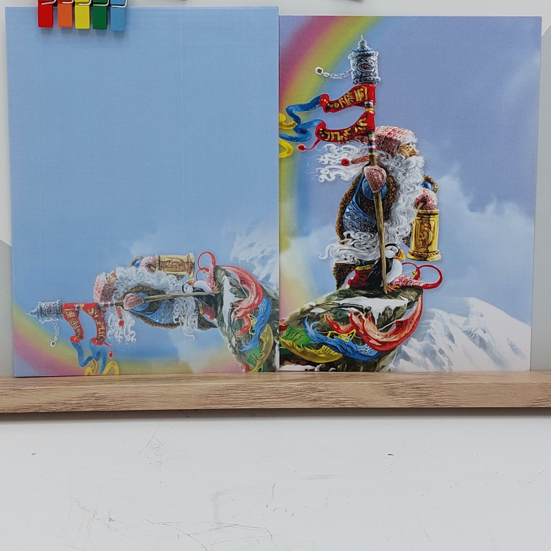 Wenskaart, 'End of the rainbow'