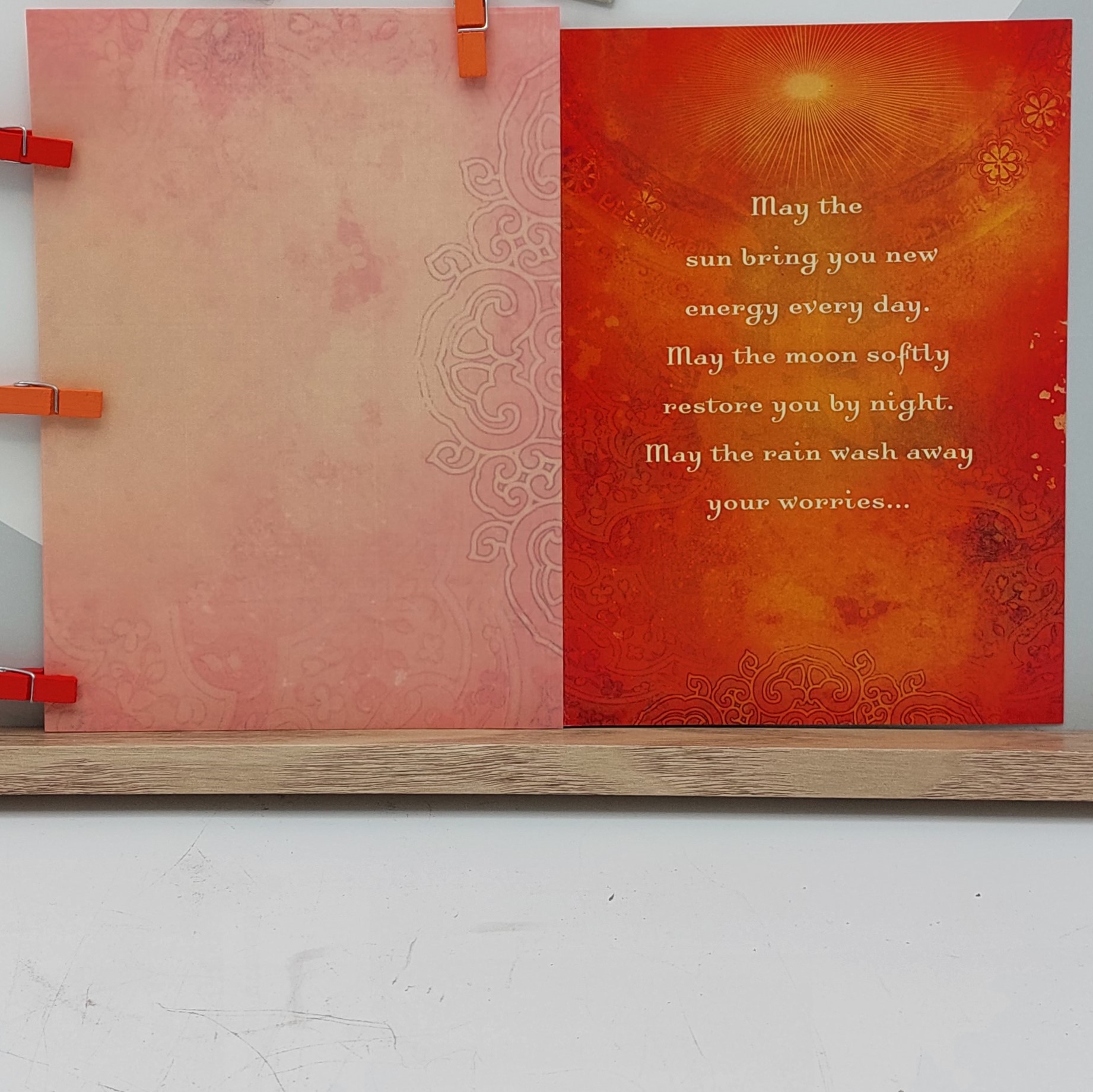 Wenskaart, 'May the sun'